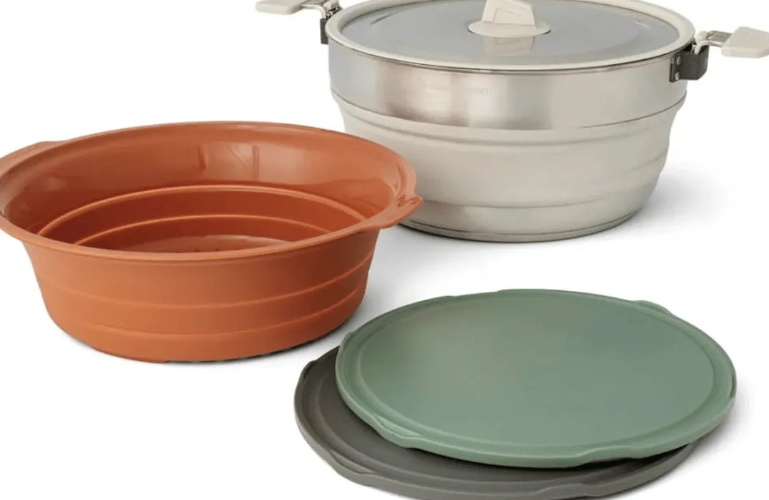 .hj{margin-bottom:16px}Sea To Summit Detour Essentials Camp Kitchen Kit 4pc 5l Pot Set W/Sack Assorted