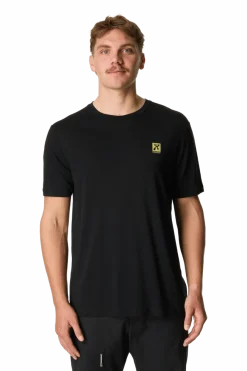 Houdini Men's Tree Message Tee True Black / Retro Rebel