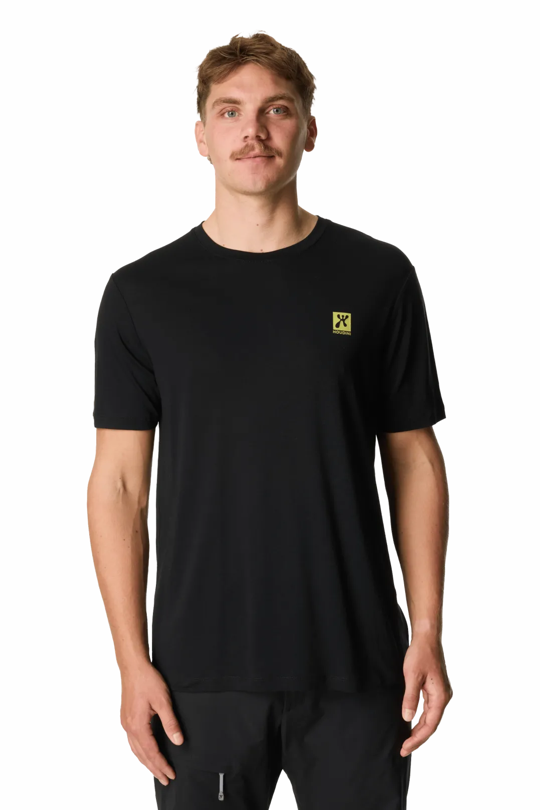 Houdini Men's Tree Message Tee True Black / Retro Rebel