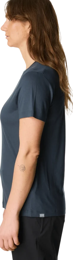 Houdini Women's Tree Message Tee Big Bang Blue / Houdini Logo