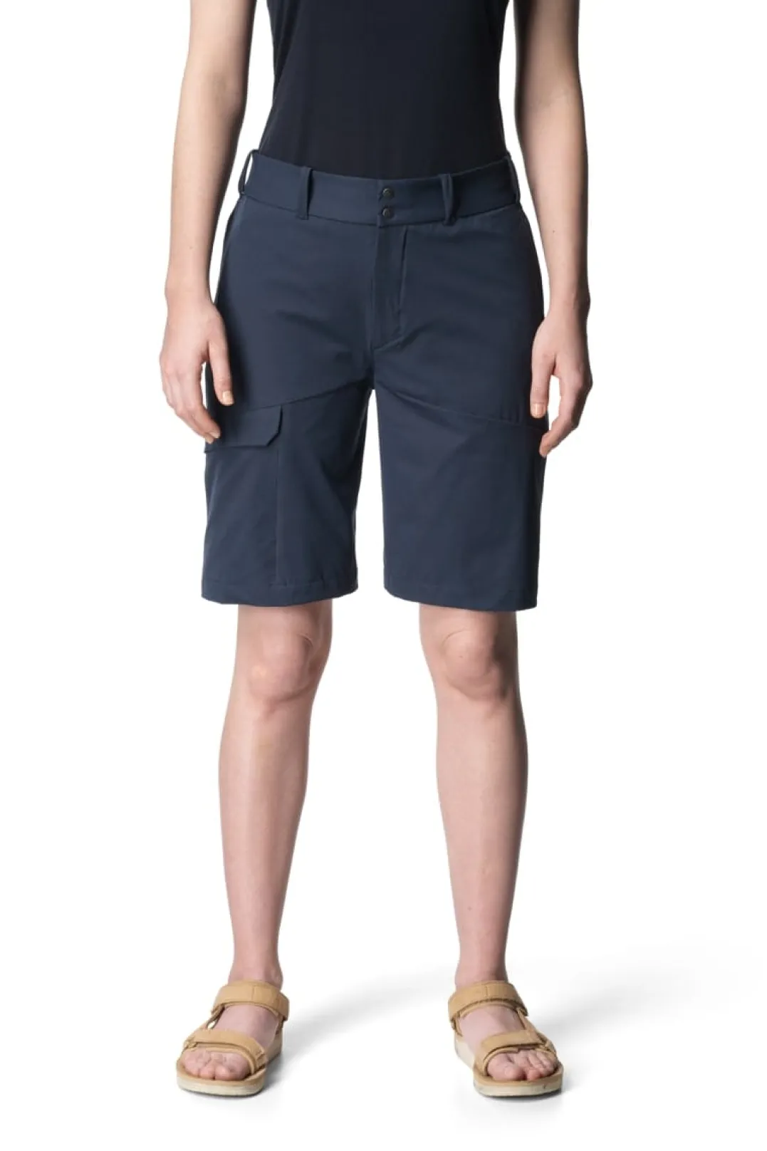 Houdini W'S Go Shorts Blue Illusion