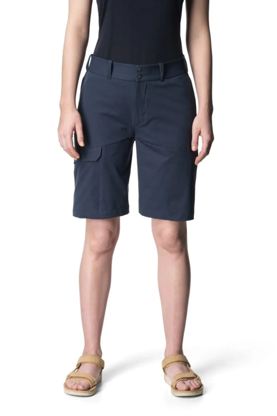 Houdini W'S Go Shorts Blue Illusion