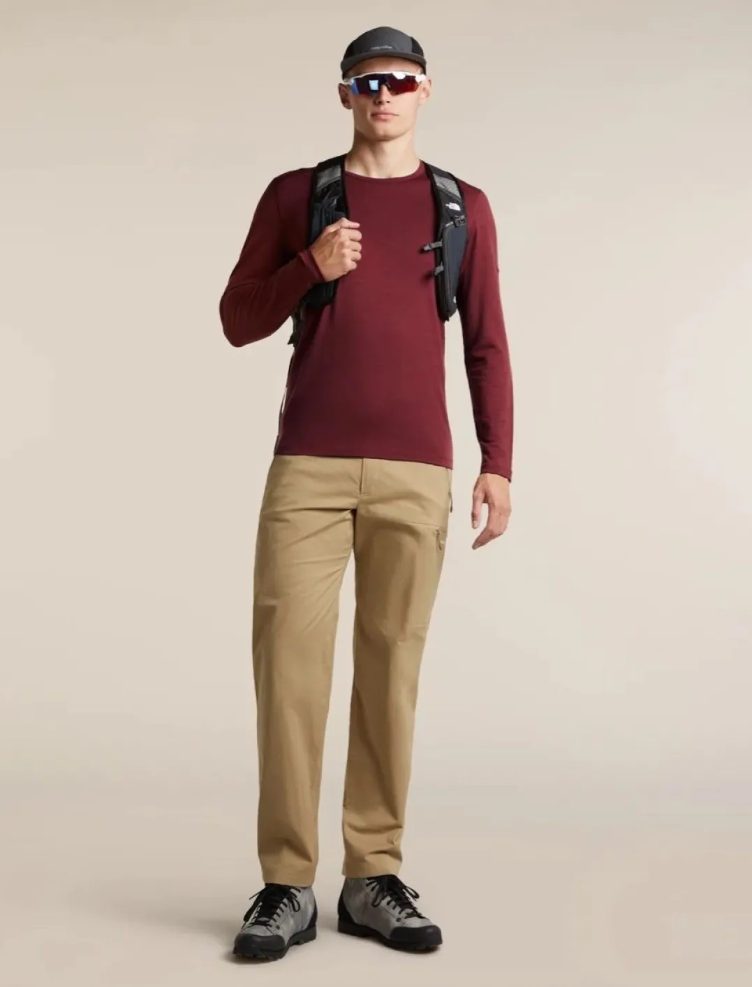 .hv{margin-bottom:16px}Icebreaker Men's 200 Oasis Long Sleeve Crewe Port