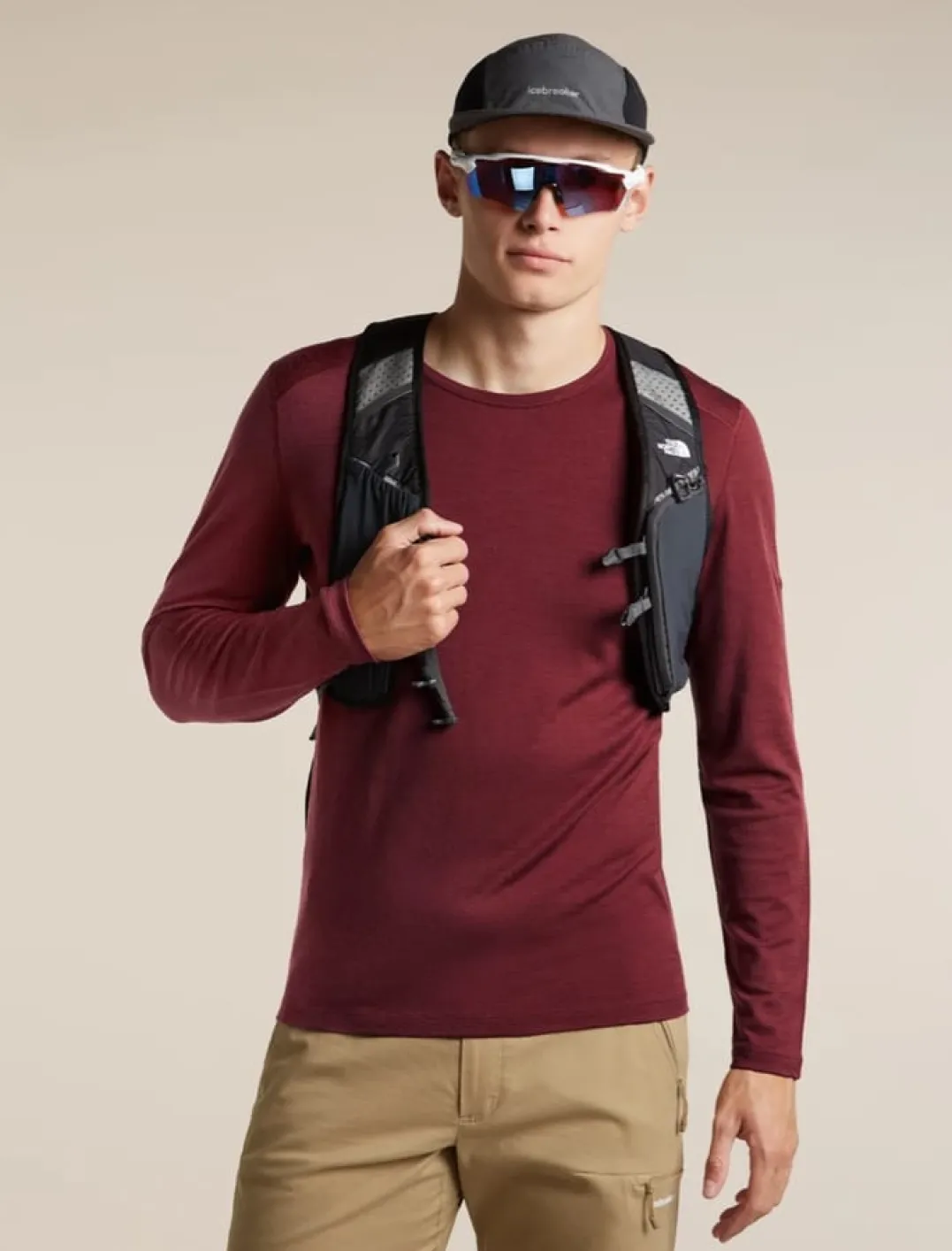 .hv{margin-bottom:16px}Icebreaker Men's 200 Oasis Long Sleeve Crewe Port