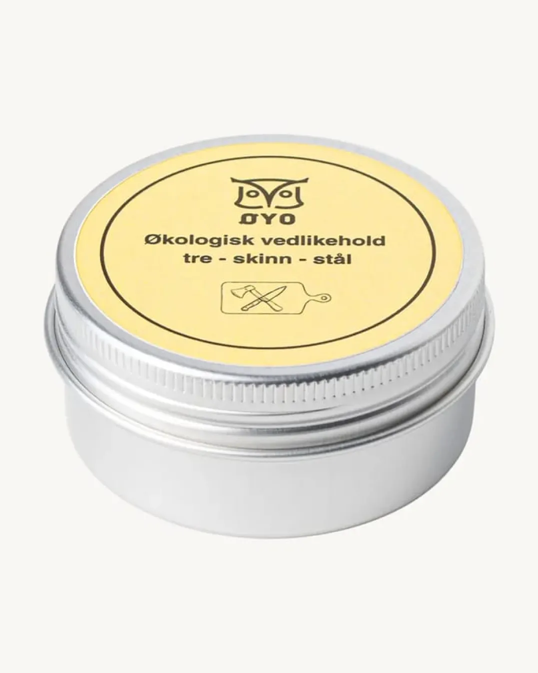 .hv{margin-bottom:16px}Øyo Økologisk Vedlikeholdsvoks Tre-Skinn-Stål Gul