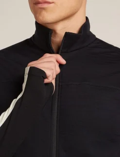 Icebreaker Men Merino Blend 300 Realfleece™ Descender Vest Black