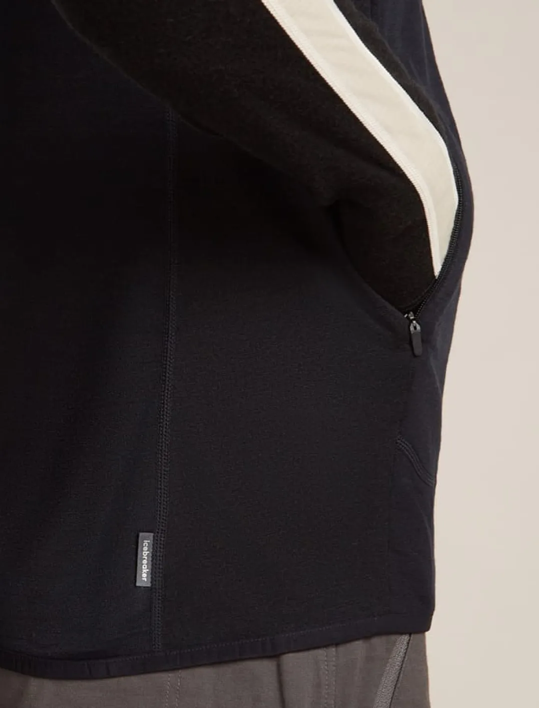 Icebreaker Men Merino Blend 300 Realfleece™ Descender Vest Black