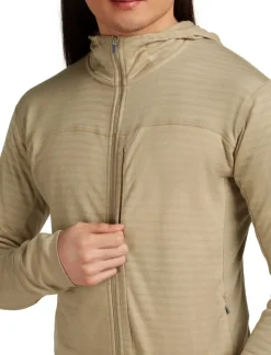 Icebreaker Men Merino Blend 300 Realfleece™ Descender Ls Zip Hoodie Flagstone