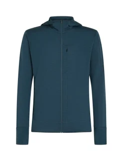 Icebreaker Men Merinoblend300 Realfleece™ Descend Ls Zip Hoodie Abyss