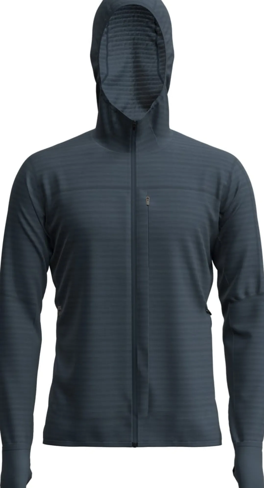 Icebreaker Men Merinoblend300 Realfleece™ Descend Ls Zip Hoodie Abyss