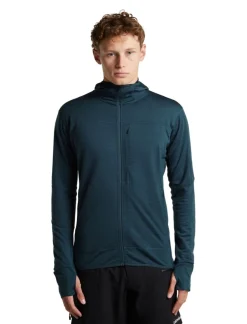 Icebreaker Men Merinoblend300 Realfleece™ Descend Ls Zip Hoodie Abyss