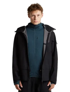 Icebreaker Men Merinoblend300 Realfleece™ Descend Ls Zip Hoodie Abyss