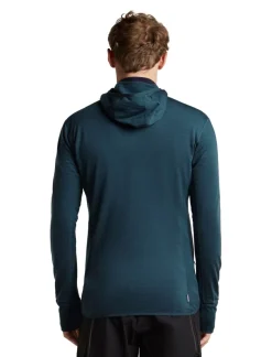 Icebreaker Men Merinoblend300 Realfleece™ Descend Ls Zip Hoodie Abyss