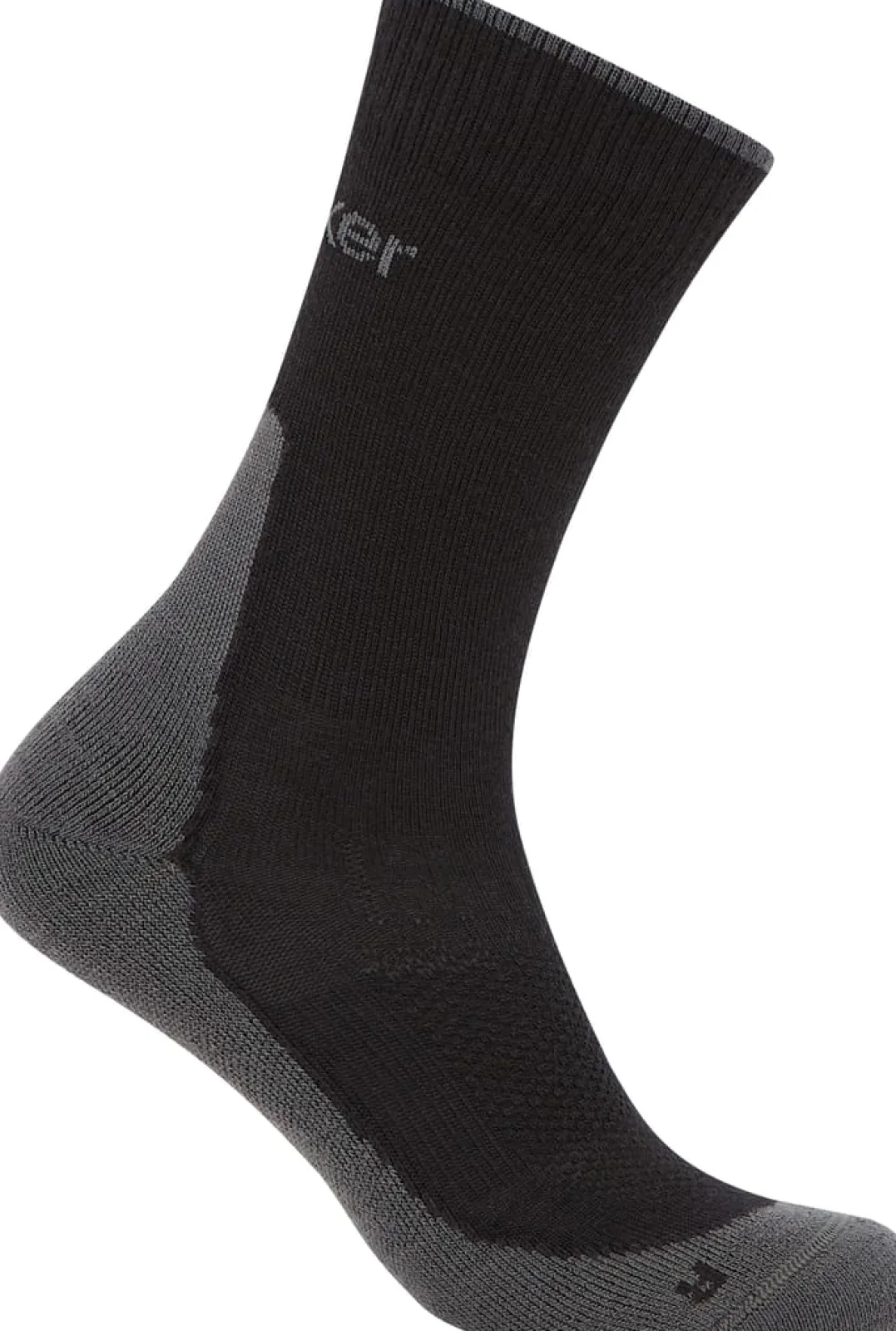 Icebreaker Men Merino Hike+ Light Crew Black/obsidian