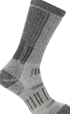 Icebreaker Men Merino Hike+ Mountaineer Mid Calf Jet Hthr/black