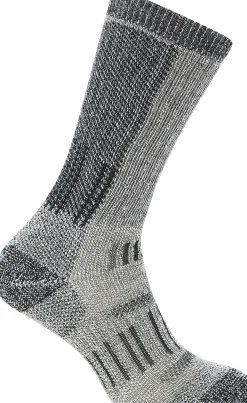 Icebreaker Men Merino Hike+ Mountaineer Mid Calf Jet Hthr/black