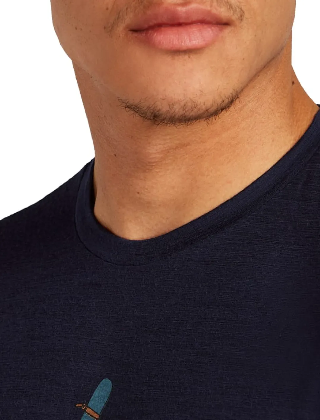 Icebreaker Men Merino 150 Tech Lite Ss Tee Bear Tour Midnight Navy