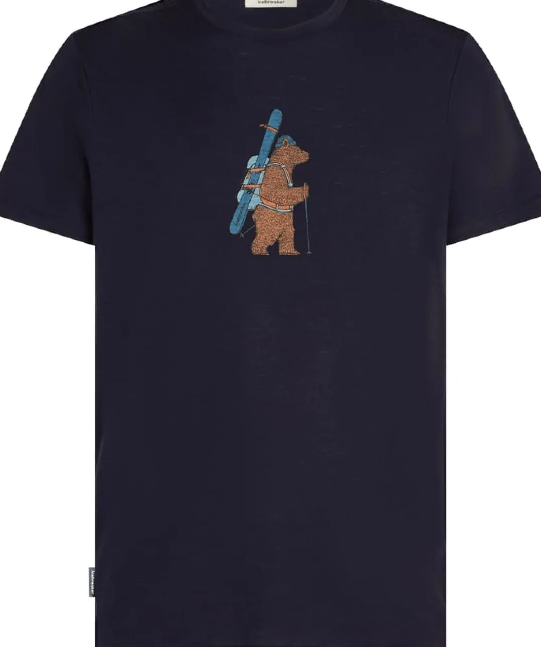 Icebreaker Men Merino 150 Tech Lite Ss Tee Bear Tour Midnight Navy