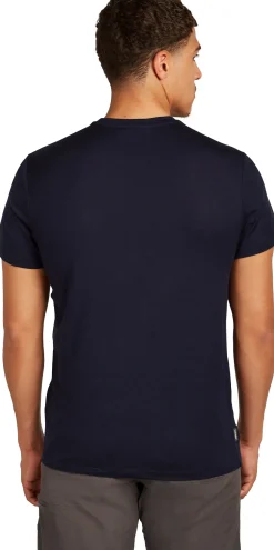Icebreaker Men Merino 150 Tech Lite Ss Tee Bear Tour Midnight Navy
