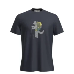 Icebreaker Men Merino 150 Tech Lite Iii Ss Tee Tech Head Midnight Navy