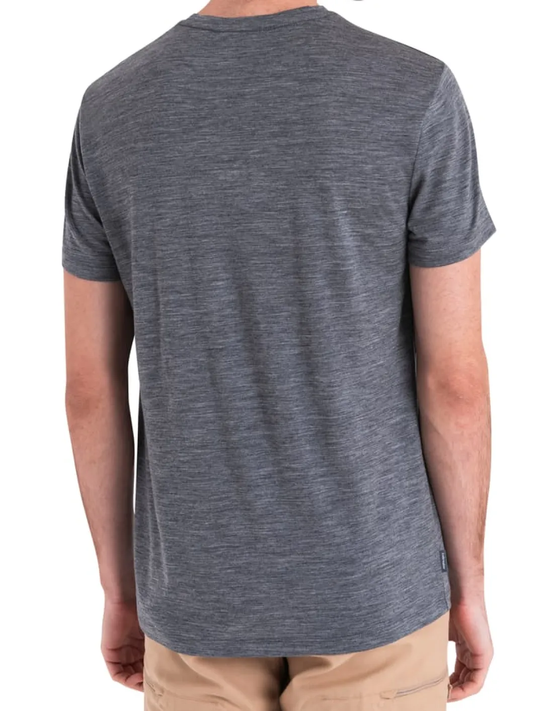 Icebreaker Men Merino 150 Tech Lite Iii Ss Tee Gritstone Heather