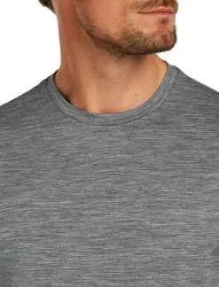 Icebreaker Men Merino 150 Tech Lite Iii Ss Tee Gritstone Heather