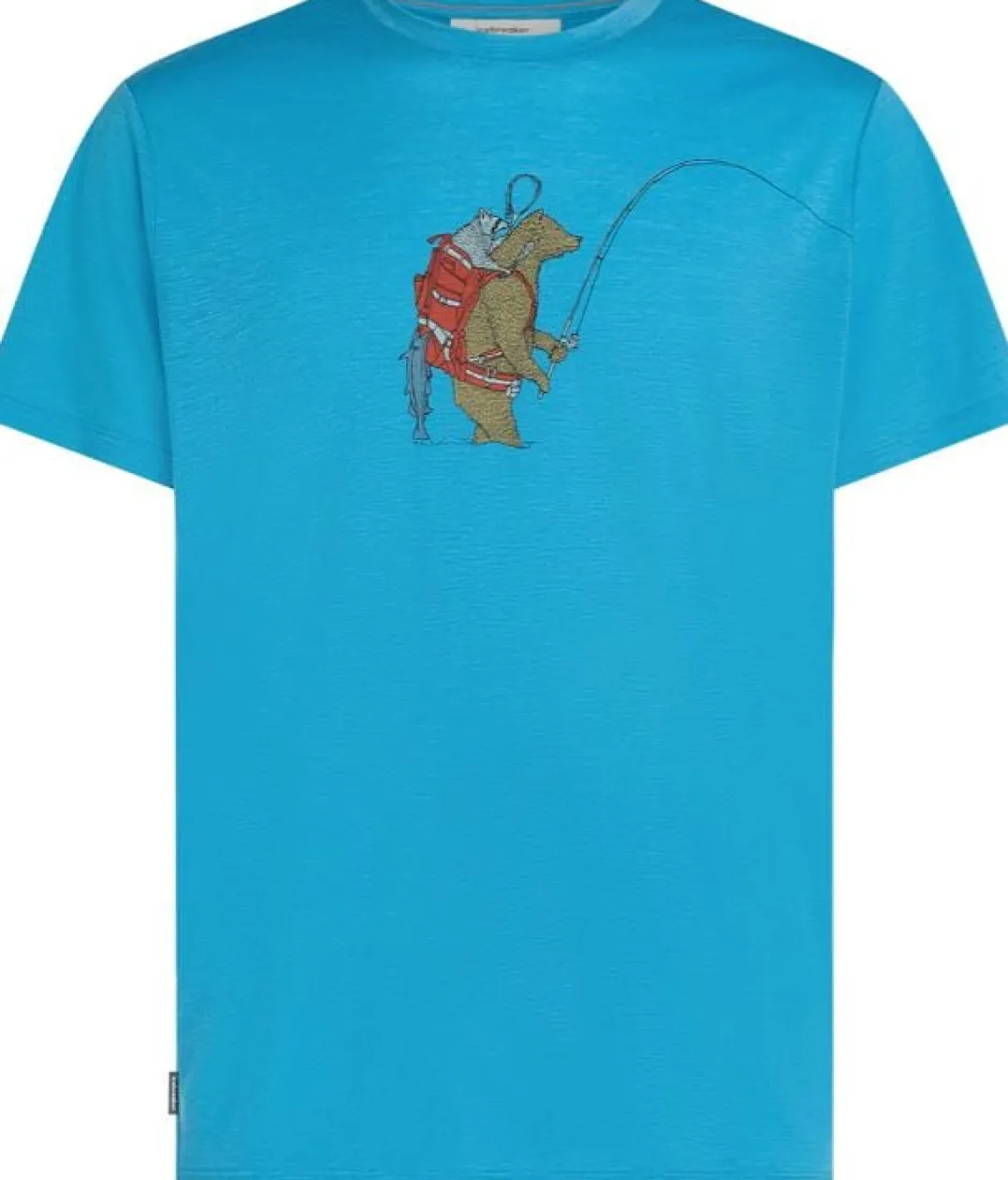 Icebreaker Men Merino 150 Tech Lite Ss Tee Bear Catch Arctic