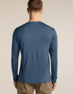 Icebreaker Men M 150 Tech Lite Ls Tee Ib Vertical Dawn