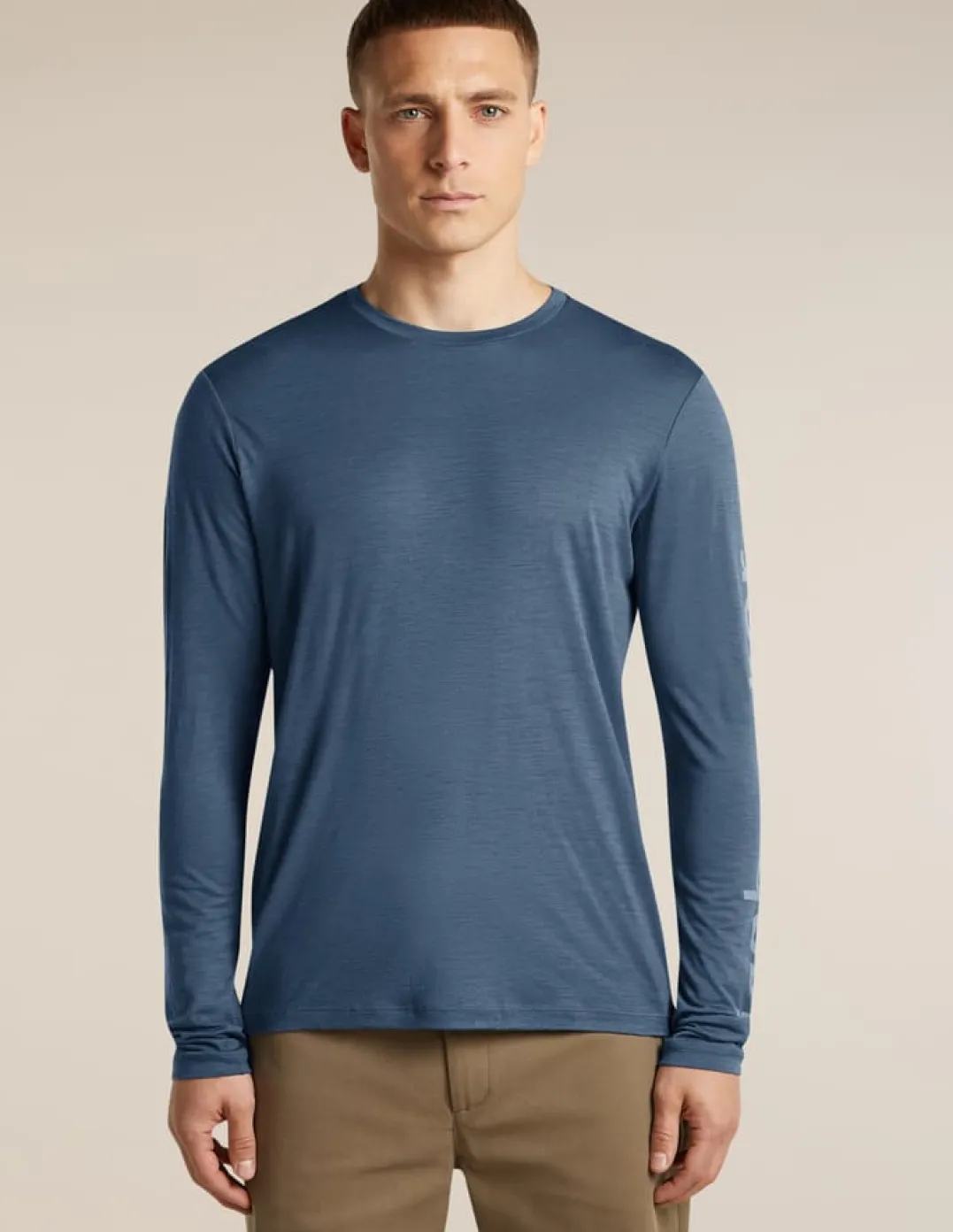 Icebreaker Men M 150 Tech Lite Ls Tee Ib Vertical Dawn