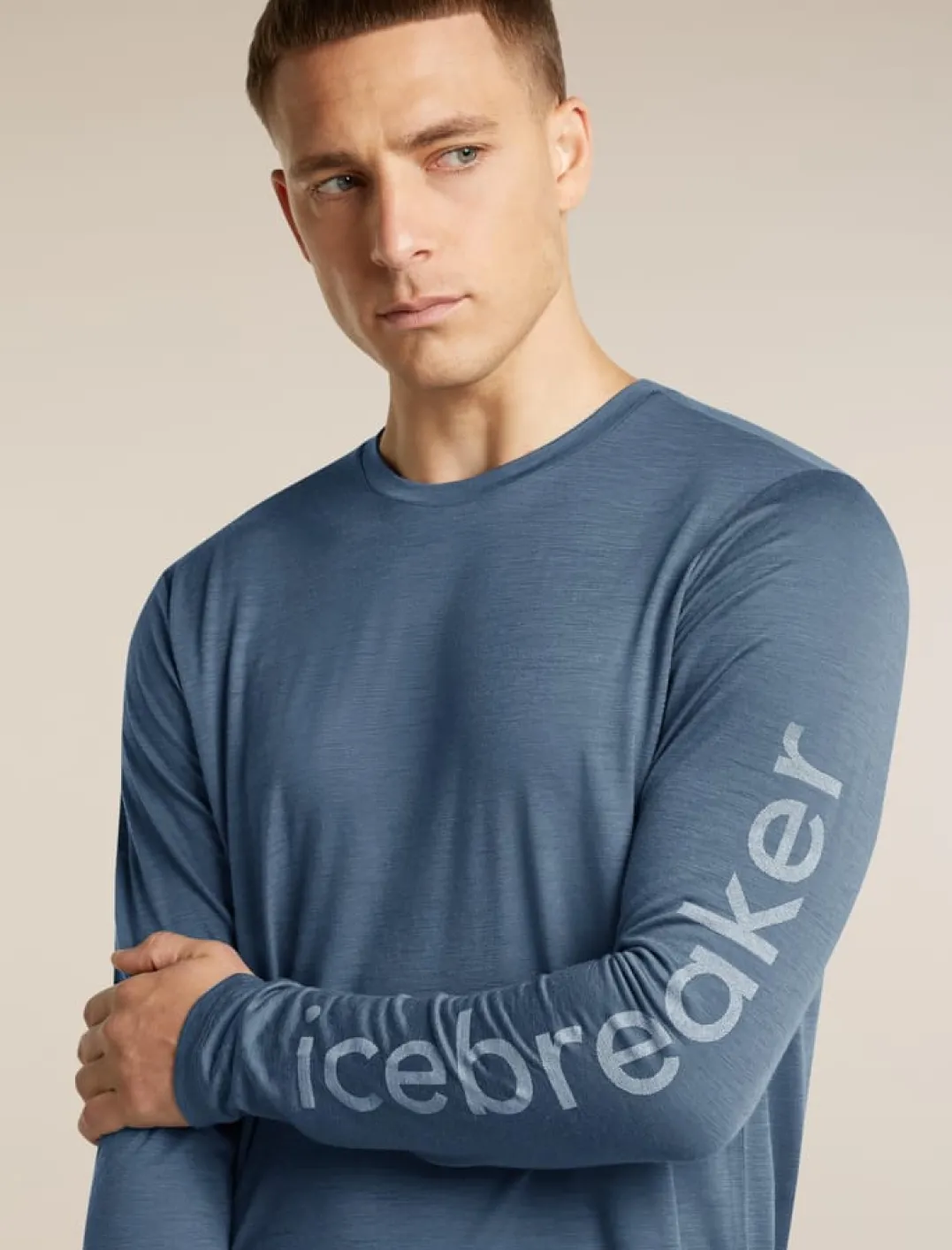 Icebreaker Men M 150 Tech Lite Ls Tee Ib Vertical Dawn