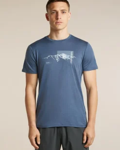Icebreaker Men M 150 Tech Lite Ss Tee Pure Altitude Dawn