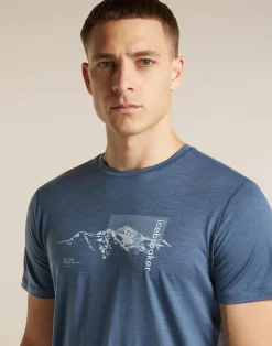 Icebreaker Men M 150 Tech Lite Ss Tee Pure Altitude Dawn