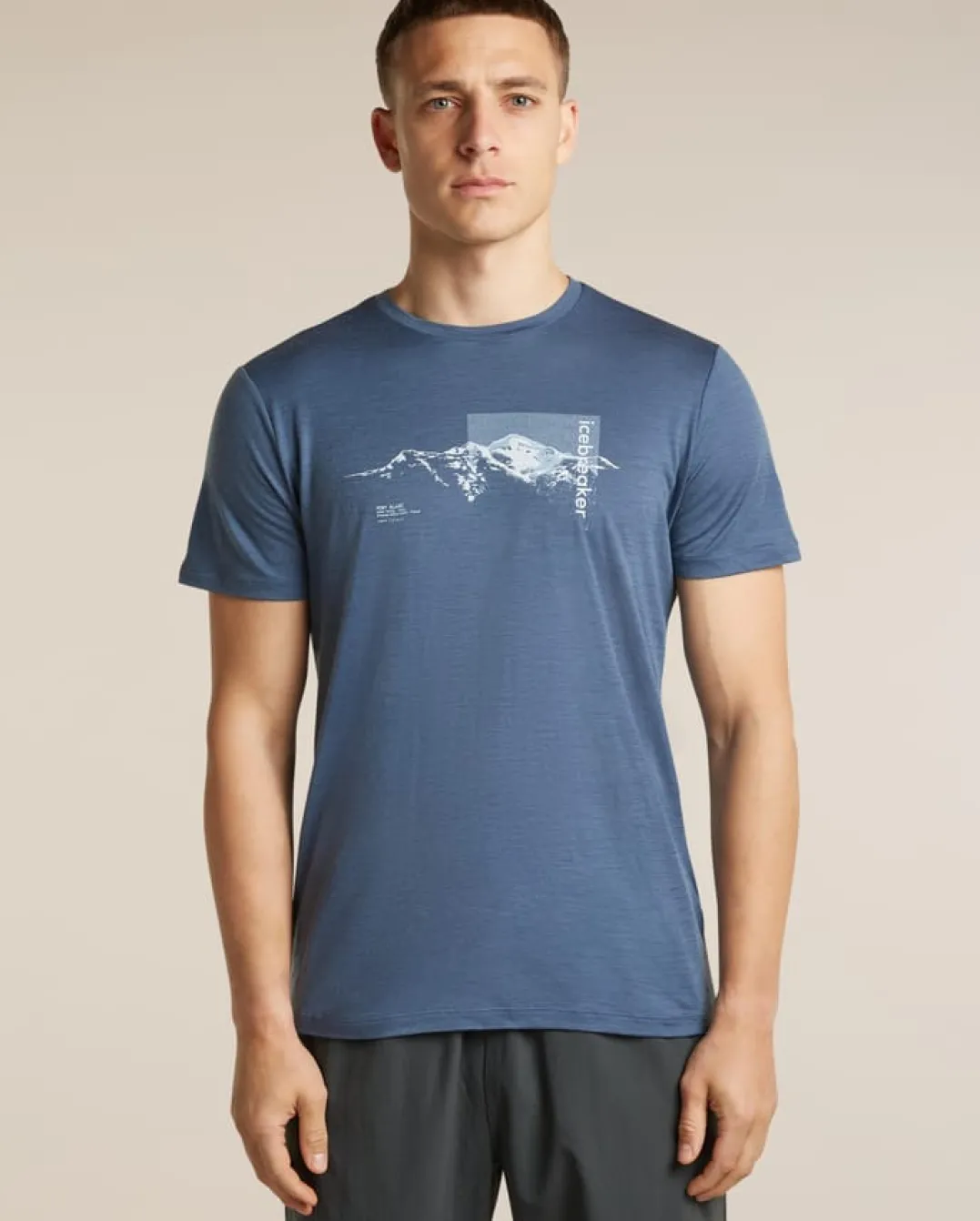 Icebreaker Men M 150 Tech Lite Ss Tee Pure Altitude Dawn