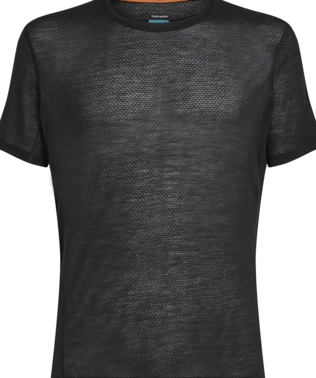 Icebreaker Men's Merino 75 Cool-Lite Featherlight Shortsleeve Crewe Black