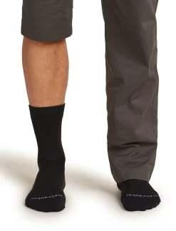 Icebreaker Men's Merino Hike+ Liner Crew Black