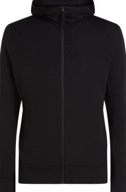 Icebreaker Men's Merino 260 Quantum Iv Longsleeve Zip Hoodie Black