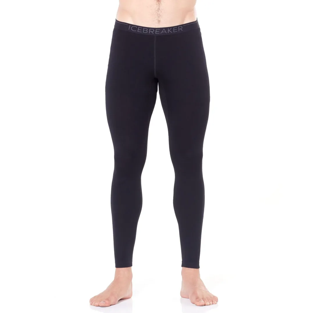 Icebreaker Men's Merino 260 Tech Thermal Leggings Black