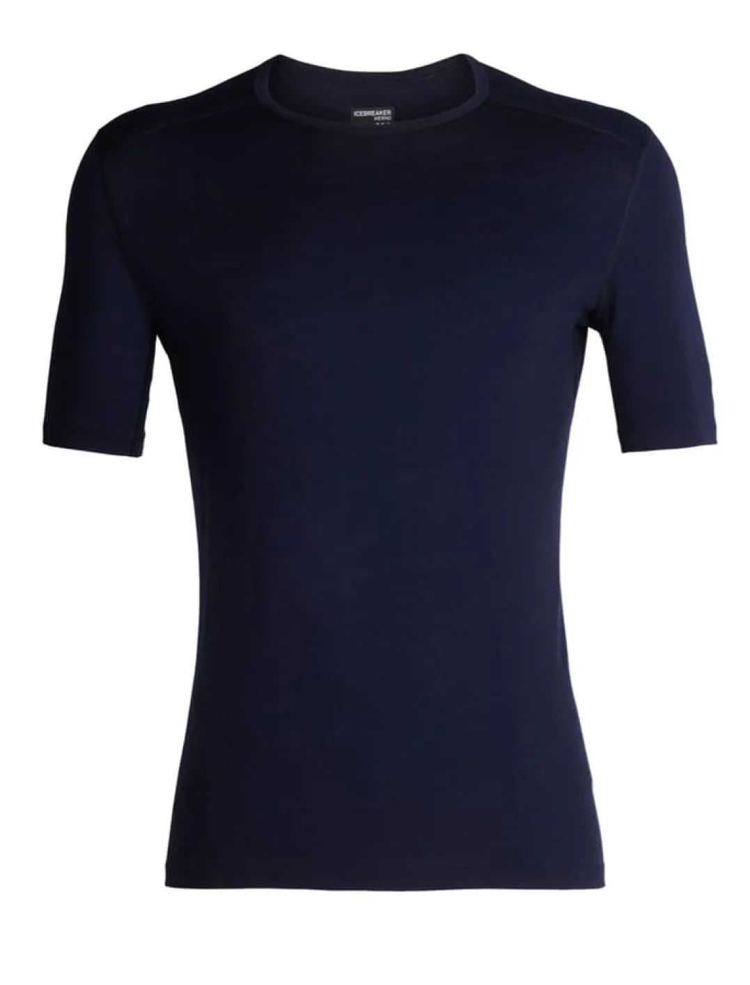 Icebreaker Men's 200 Oasis Short Sleeve Crewe Midnight Navy
