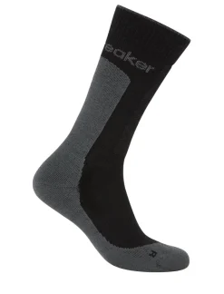 Icebreaker M Mer Hike+ Medium Crew Black/obsidian