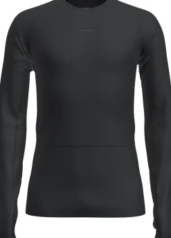 Icebreaker M Mer 200 Zoneknit Ls Crewe Black