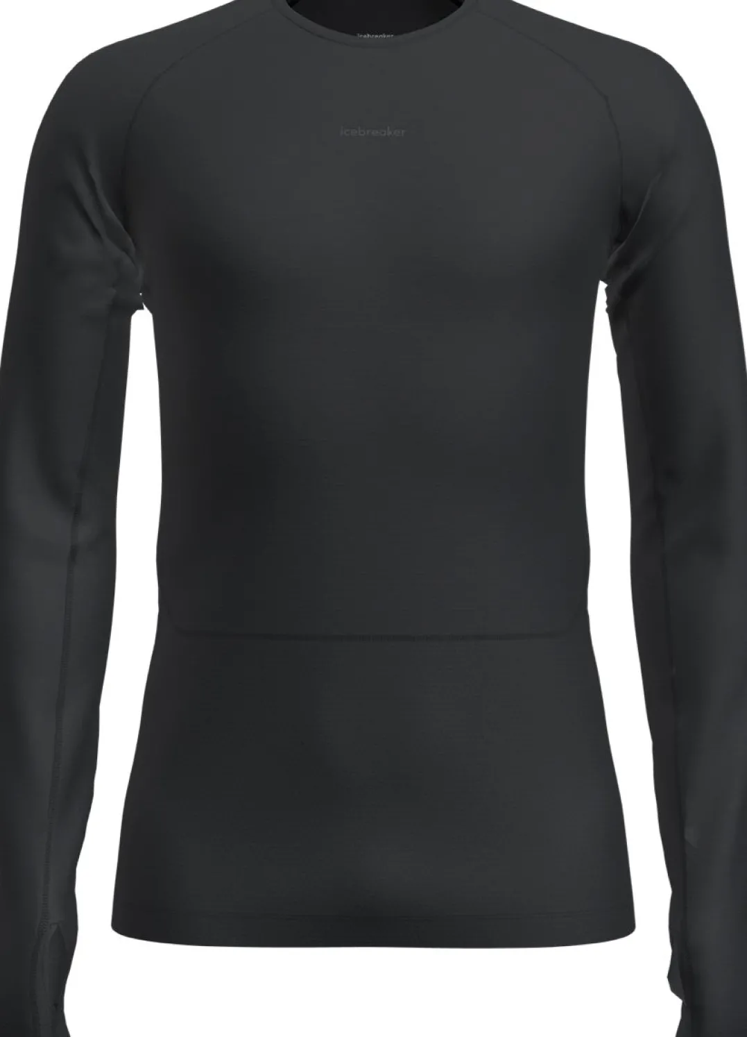 Icebreaker M Mer 200 Zoneknit Ls Crewe Black