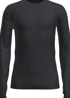 Icebreaker M Mer 200 Zoneknit Ls Crewe Black