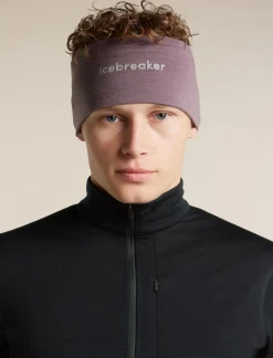 Icebreaker Unisex 200 Oasis Headband Grey Plum
