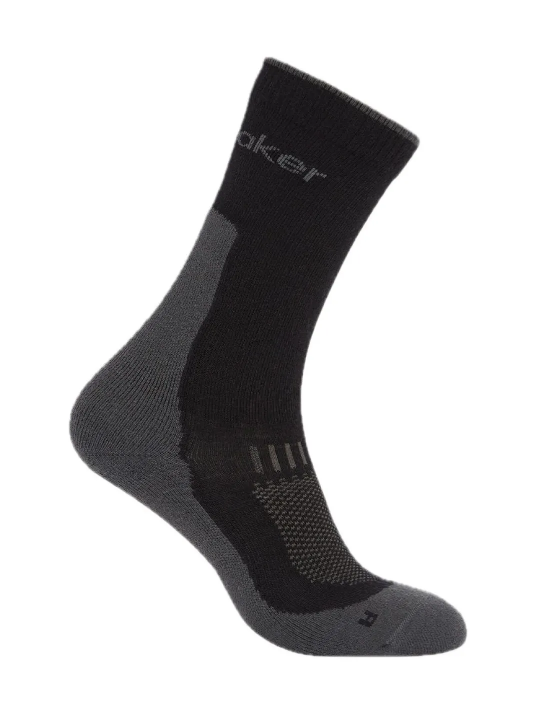 Icebreaker W Mer Hike+ Medium Crew Obsidian/black