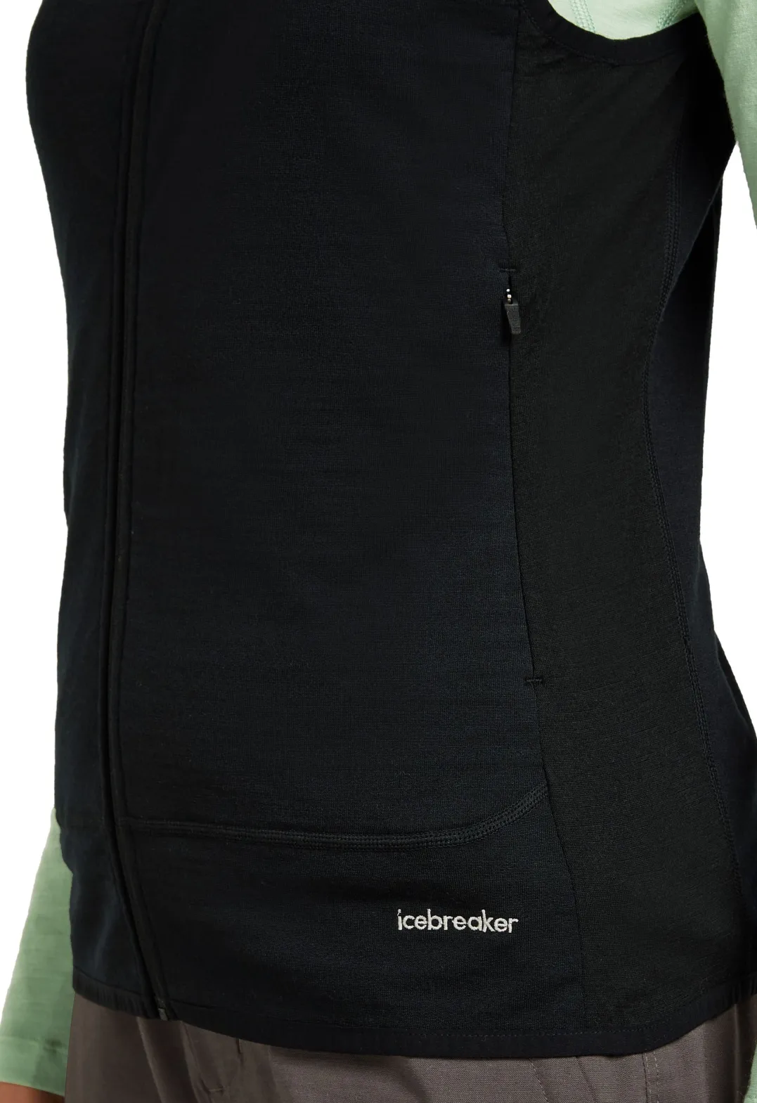 Icebreaker Women Merino Blend 300 Realfleece™ Descender Vest Black