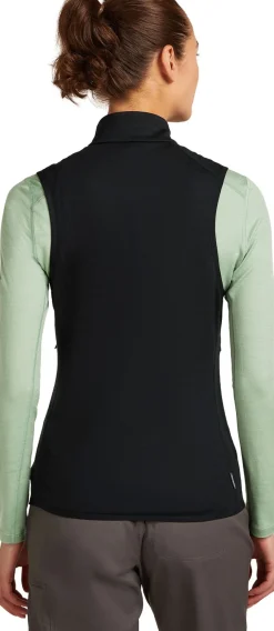 Icebreaker Women Merino Blend 300 Realfleece™ Descender Vest Black