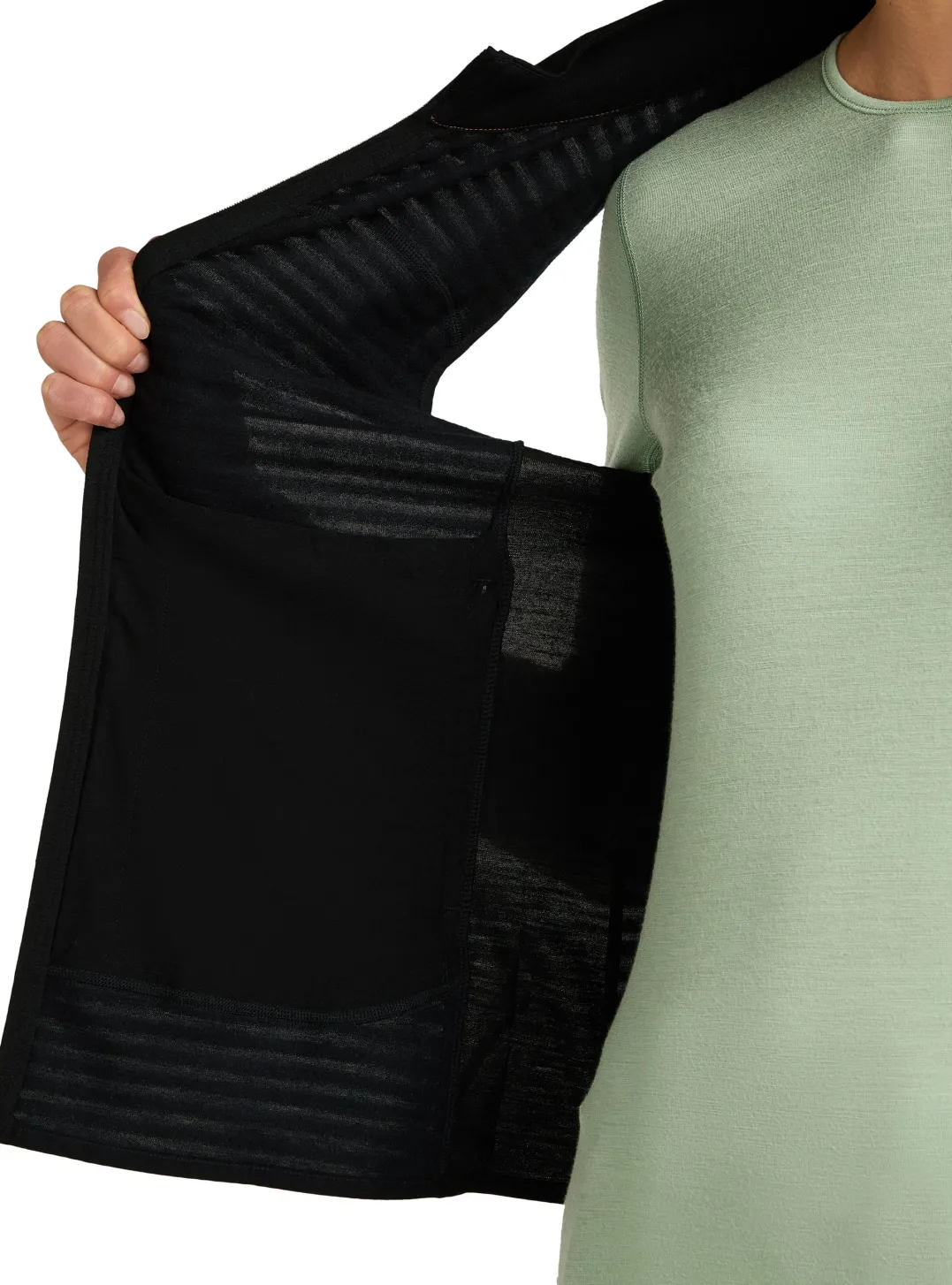 Icebreaker Women Merino Blend 300 Realfleece™ Descender Vest Black