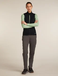 Icebreaker Women Merino Blend 300 Realfleece™ Descender Vest Black