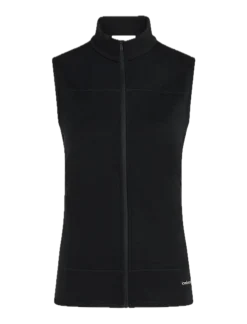 Icebreaker Women Merino Blend 300 Realfleece™ Descender Vest Black