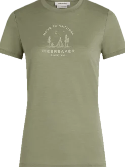 Icebreaker Women Merino 150 Tech Lite S/S Tee Peaceful Pass Lichen